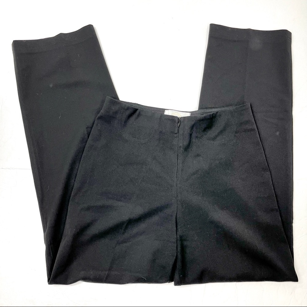 Equestrian Black Straight Pants
